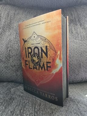 Iron Flame By Rebecca Yarros, First Edition, Black Edge